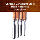 1pcs 5/16" To 1'' Semi-Circular Woodworking Chisel Chrome Vanadium Steel Wood Carving Gouge Chisel Sculpture Craft Woodcut Tool