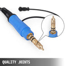 VEVOR 24KD Miller 250A MIG Torch MAG Welding Gun Professional 4.6M Cable Air-Cooled Gas Burner Torch for MIG Welding Machine