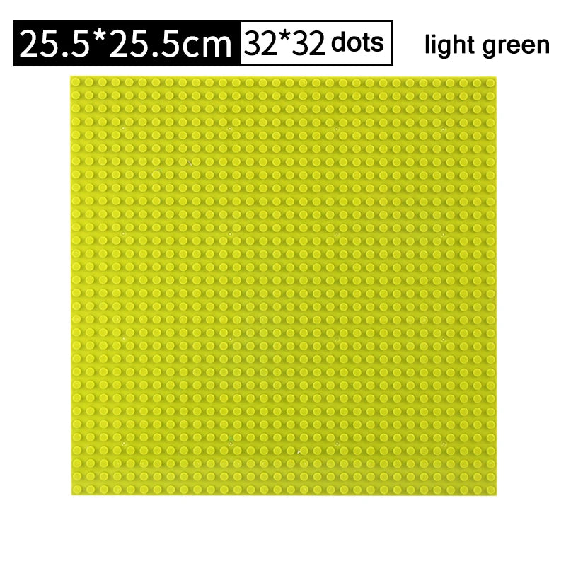 32*32 Dots Plastic Blocks Base Plates 50*50 Pink Compatible Big Brand City Classic Toys Mini Building Bricks Baseplates for Kids