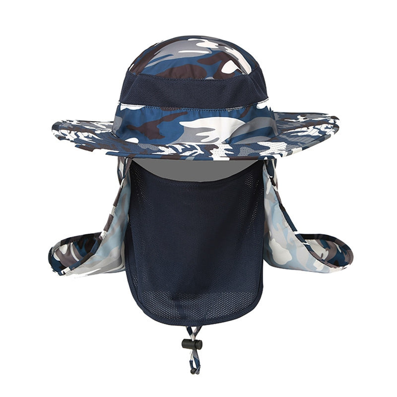 Outdoor Mountain Climbing Bucket Hat Large Round Brim Sun Block Quick Drying Fishing Hats Summer Sun Cap For Travel New