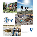 USB Fan Cooling Hiking Coat Fishing Cycling Jacket Air Conditioning Work Outdoors Quick Cooling Top Summer Cooling Men/women