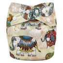 Pororo ecological diapers for baby girl boy Cloth diapers bamboo charcoal washable reusable diapers waterproof double leg gusset