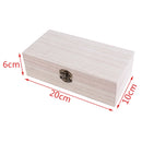 Retro Jewelry Box Desktop Wood Clamshell Storage Hand Decoration Wooden Box