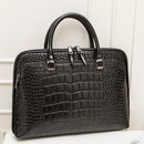 Fashion Women's PU Leather Briefcase For 13.3" 14.1 Inch Laptop Handbag Girls Shoulder Bags Woman Work Office Leather Handbags