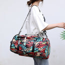 Graffiti Laptop Rucksack Herren Canvas Schultasche Jungen Groß Cartoon Buchstaben Druck Rucksäcke Reisetaschen mochila XA1788C
