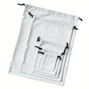 1 Pcs Christmas Gift Canvas Cotton Bags with Black Drawstring High Quality Jewelry White Package Pouch Home Storage Dustbag