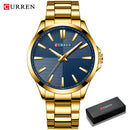 CURREN Watches Men Fashion Watch 2019 Luxury Stainless Steel Band Reloj Wristwatch Business Clock Waterproof  Relogio Masculino