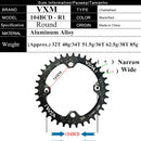 VXM Bicycle 104BCD Crank Chainring Round 30T 32T 34T 36T38T40T42T44T 46T 48T 50T 52T Narrow Wide Chain Wheel MTB Bike Chainwheel