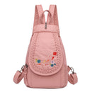 Hochwertiger Rucksack für Damen 2020 Neuer weißer Lederrucksack Schultasche für Teenager-Mädchen Weiblicher Reiserucksack Mochila