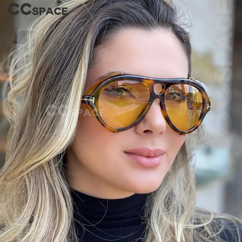 53351 Brand Designer Goggle Windproof Sunglasses Men Women Fashion Shades Uv400 Vintage Glasses