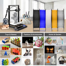 SUNLU PETG/ABS/SILK/TPU/PLA Filament 1 Rolle 1,75 mm FDM 3D-Druckermaterial mit hoher Festigkeit 100 % blasenfreies Filament für 3D-Stift