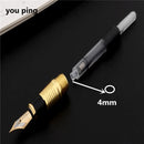 High Quality Black Golden Carving Mahogany Business Office  Fountain Pen School Student  Supplies New  Ink pen ink pen