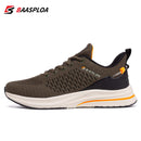Baasploa 2022 Neue Herren Strick-Freizeitschuhe Atmungsaktive Trendige Sneaker Original Leichte Stoßdämpfende Herren Tennisschuhe