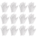 iEFiEL Wiederverwendbare Baumwollhandschuhe Elastische weiche Handschuhe für trockene Hände Feuchtigkeitspflege Kosmetik Ekzem Hand Spa Münzen- und Schmuckinspektion