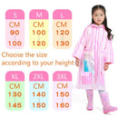 Captain High Quality kids Raincoat Inflatable Cap Children US Captain  Rainproof Poncho Boys Rainwear Rainsuit Outdoor gifts