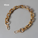 Neue Mode Damentasche Accessoire Metallteile Weiße Perle Acrylharzkette Luxuriöser Riemen Damen Schulter Süße Clutchketten