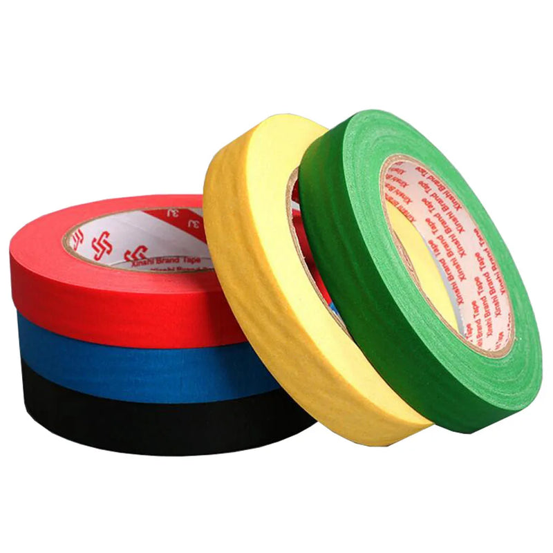 Colorful Paper Tape Red Black Blue Green Yellow Corrugated Paper Tape Masking Tape Identification Tape