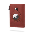 2021 For Apple Airtag Wallet Men Carbon Fiber Fashion ID Credit Card Holder Rfid Slim Airtag Slide Wallet Designer Cardholder