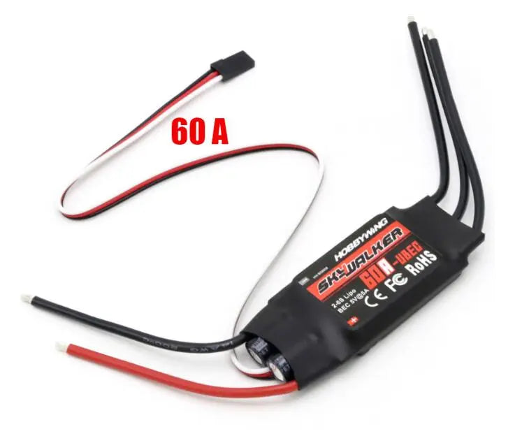 Hobbywing Skywalker 40A 50A 60A 80A 15A 20A 30A V2 ESC Speed Controller With UBEC For RC Airplanes Helicopter