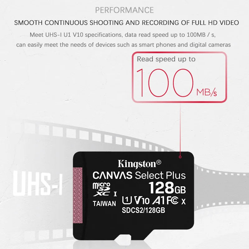 Kingston Micro SD card 128GB Memory Card Class10 64GB 32GB 16GB TF Card MicroSDHC/SDXC UHS-1 8GB c4 MicroSD cartao de memoria