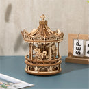 The Kinematic Carousel | Architectural Wooden Music Box