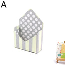 Korean Envelope Flower Packaging Box Foldable Flower Gift Box Wedding Party Decoration Stripe Printed Flower Gift Packaging Box