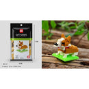 Cartoon Animals Tiger Elephant Cat Dog Panda Husky Poodle Giraffe Model Mini Micro Building Blocks Bricks Toys for children gift