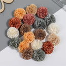 5PCS 4cm Hydrangea Artificial Flowers Head For Wedding Party Home Decoration Christmas New Year Gift Accessories Silk Flower