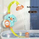 Electric Elephant Shower Toys Kids Baby Bath Spray Water Faucet Outside Bathtub Sprinkler Strong Suction Cup игрушки для детей