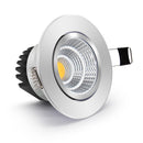 Black/White Body Recessed LED Dimmable Downlight COB 6W12W 15W LED Spot Light LED Decoration Ceiling Lamp AC110V/220V Spot lamp