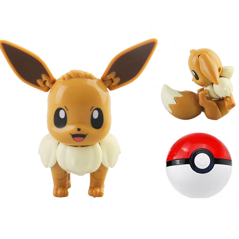 Pokemon Figures Ball Variant Model Pikachu Jenny Turtle Pocket Monsters Action Figure Toy Christmas Gift Box