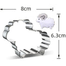 Easter chicken sheep rabbit egg butterfly metal cookie cutters party Biscuit mold fondant cake Pastry decor cupcake topper