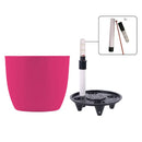 PP Self Watering Planters Flower Pots Indoor with Water Level Indicators 6x5'' New Hot