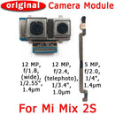 Original Front Rear Back Camera For Xiaomi Mi Mix 2 2s 3 Mix2 Mix2s Mix3 Main Facing Camera Module Flex Replacement Spare Parts