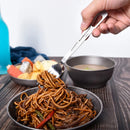 Boundless Voyage Titanium Tableware Travel Flatware Titanium Knife Fork Spoon Chopsticks Straw Outdoor Camping Picnic Cutlery