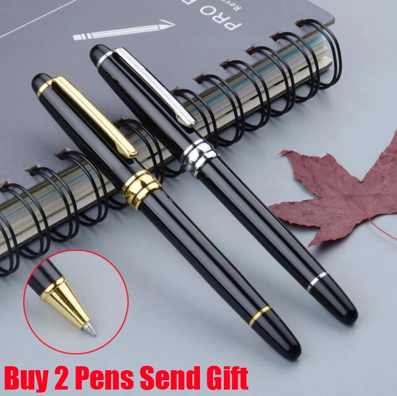 High Quality Full Metal Roller Ballpoint Pen Office Business Men Brand Writing Gift Pen Buy 2 Send Gift