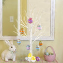 60cm Birke LED Lichterkette Osterdekorationen für Zuhause Ostern künstlicher Baum Hochzeitsdeko Lichter frohe Ostern Haus Heimleuchte Geschenk