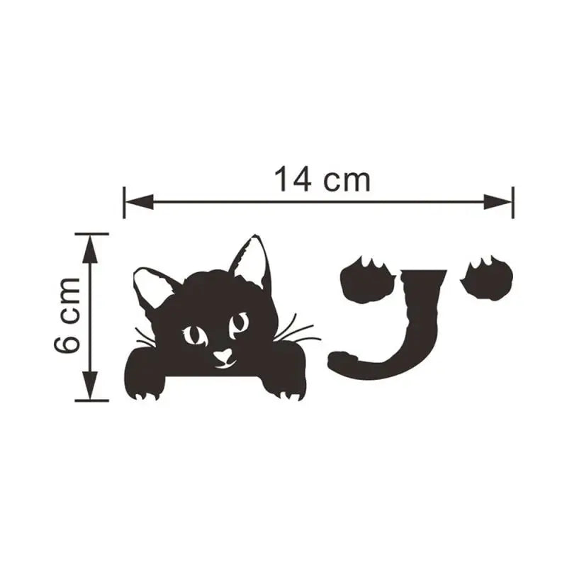 Funny Cute Cat Dog Switch Stickers Wall Cartoon Luminous Switch Sticker Glow In The Dark Wall Home Bedroom Parlor Decoration