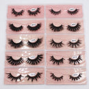 RED SIREN Mink Lashes 1 Pair / Pack Handmade Reusable Fluffy Natural Lashes 10mm-20mm 3d Mink Lashes Makeup Mink Eyelashes
