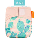 HappyFlute OS Cloth Diapers Reusbale & Washable Night AIO Baby Nappy Waterproof cloth nappy fit 0-2 years 3-15kg baby