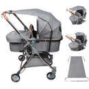 Bedspreads For Baby Stroller Muslin Stroller Cover Chair Nursing Canopy Sun Shade Craddle Blanket Trolley Cover Mosquito Net