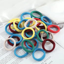 30/50Pcs/Set Women Basic Elastic Hair Bands Scrunchie Ponytail Holder Headband Colorful Rubber Bands Fashion Hair Accessories