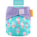 HappyFlute OS Cloth Diapers Reusbale & Washable Night AIO Baby Nappy Waterproof cloth nappy fit 0-2 years 3-15kg baby