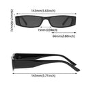 1PC Small Rectangle Sunglasses Women 2022 New Retro Square Narrow Frame Sun Glasses Trendy Vintage Streetwear Eyewear UV400