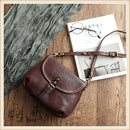 Johnature Retro Genuine Leather Women Summer Small Bag 2026 New Simple Leisure Nature Cowhide Female Shoulder & Crossbody Bags