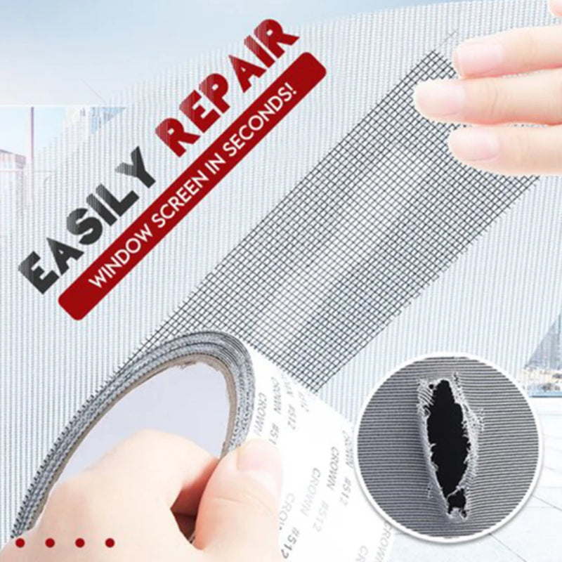 Window Net Anti-mosquito Mesh Sticky Wires Patch Repair Tape new Screen Window Door Mosquito Netting Patch Repair Broken Hole