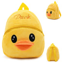 Mode Kinder Schulranzen 3D Cartoon-Druck Plüsch Kinder Rucksack Kindergarten Jungen und Mädchen Schulranzen Mini-Rucksack Büchertasche