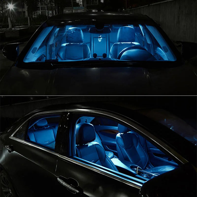 TPKE 9Pc LED Interior Light Kit For Skoda Kamiq 2019 2020 2021 2022 Vehicle Indoor Map Dome Lamp Car Accessories Canbus No Error