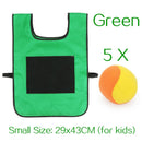 Outdoor-Sportspiel Requisiten Weste Klebrige Trikot-Weste Spielweste Weste mit klebrigen Ballwurf-Spielzeugen für Kinder Sportspielzeug