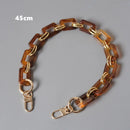 Neue Mode Damentasche Accessoire Metallteile Weiße Perle Acrylharzkette Luxuriöser Riemen Damen Schulter Süße Clutchketten